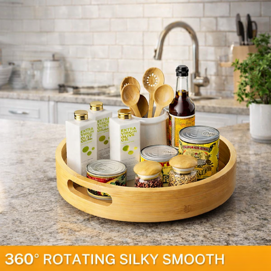 Lazy Susan Turntable Storage Box